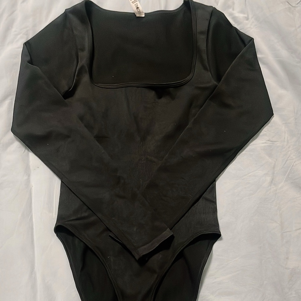 Black Long Sleeve Bodysuit